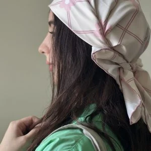 مینی اسکارف تویل ابریشم